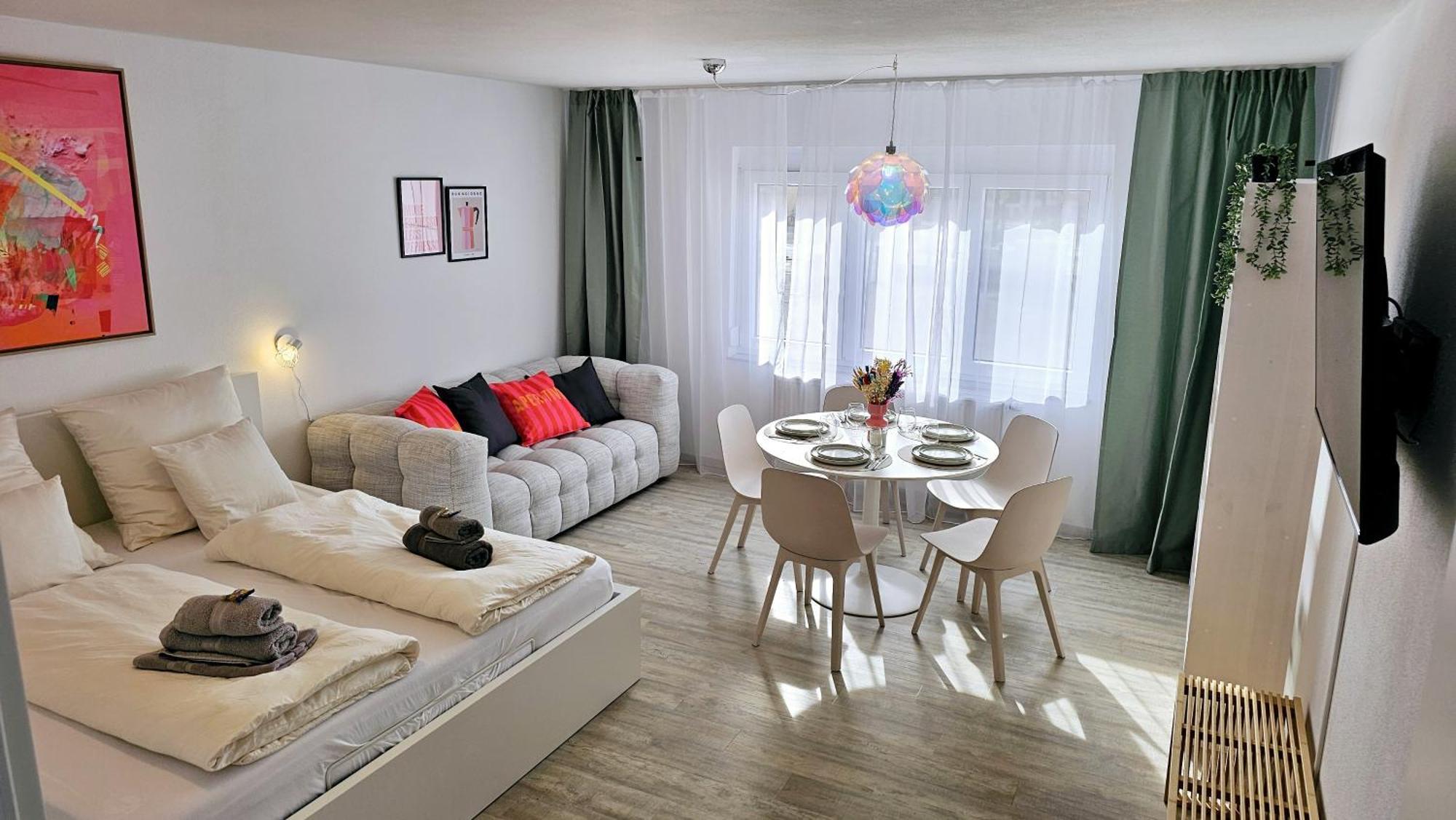 Stadtgarten-Studios - Im Zentrum Mit Parkplatz Weingarten  Dış mekan fotoğraf